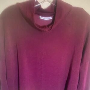 Bryn Walker Burgundy long Sleeve Top